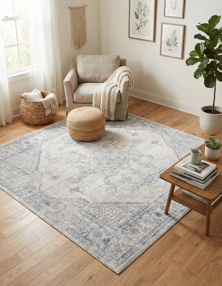 Detail image of 8' x 8' Newport Square Rug