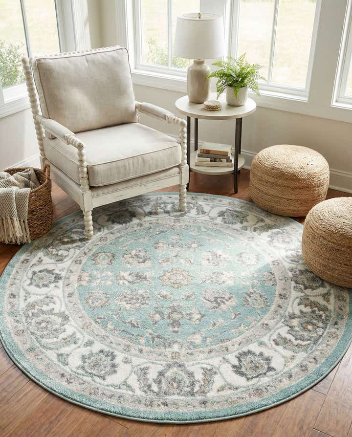150cm x 150cm Aurelia Alfombra redondo