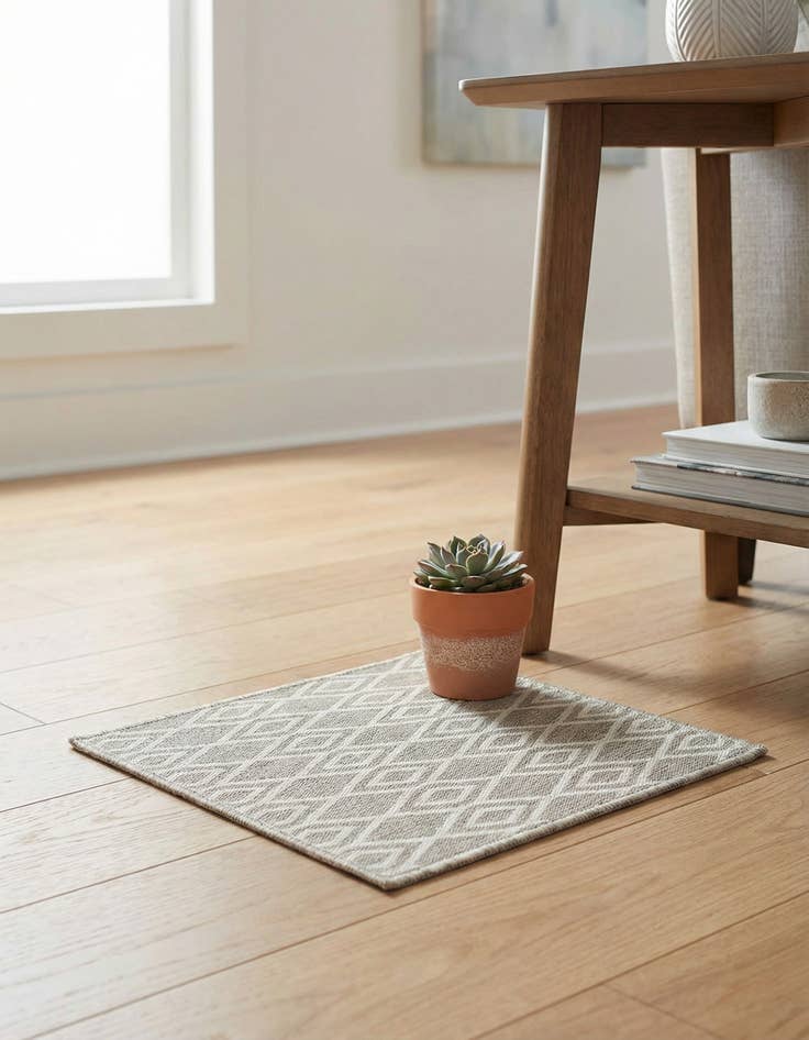 Detail image of 1' 4 x 1' 4 Washable Jill Zarin Turks and Caicos Indoor / Outdoor Sample Rug