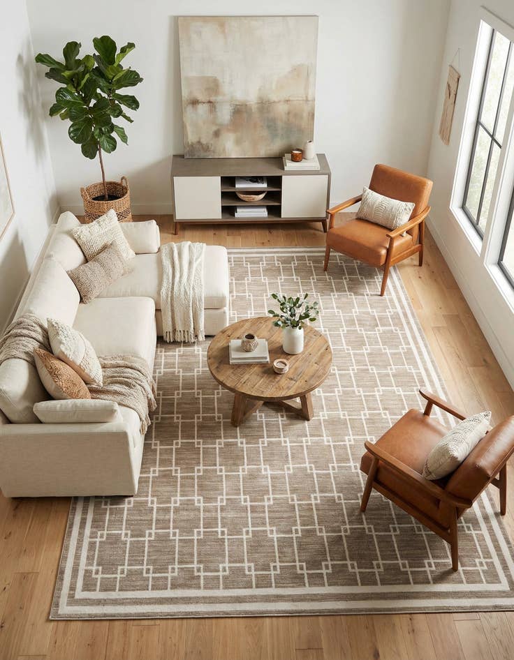 Detail image of Jill Zarin 7' 10 x 10' Metropolitan Uptown Rug