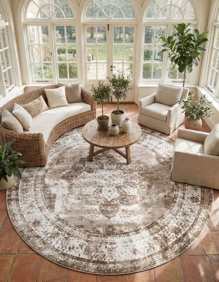 Detail image of  13' x 13' Monte Carlo Round Rug