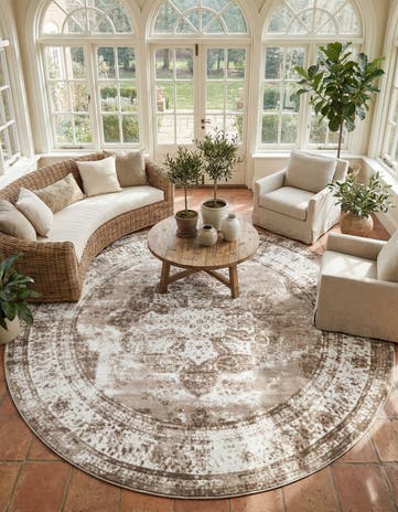 13' x 13' Monte Carlo Round Rug