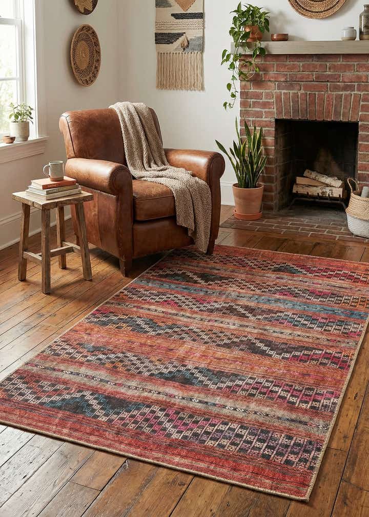3' 6 x 5' 6 Washable Timeless Rug