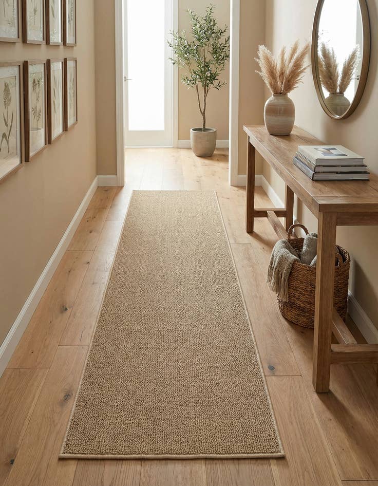 Detail image of 2' x 8' Washable Solid Indoor / Outdoor Runner Rug