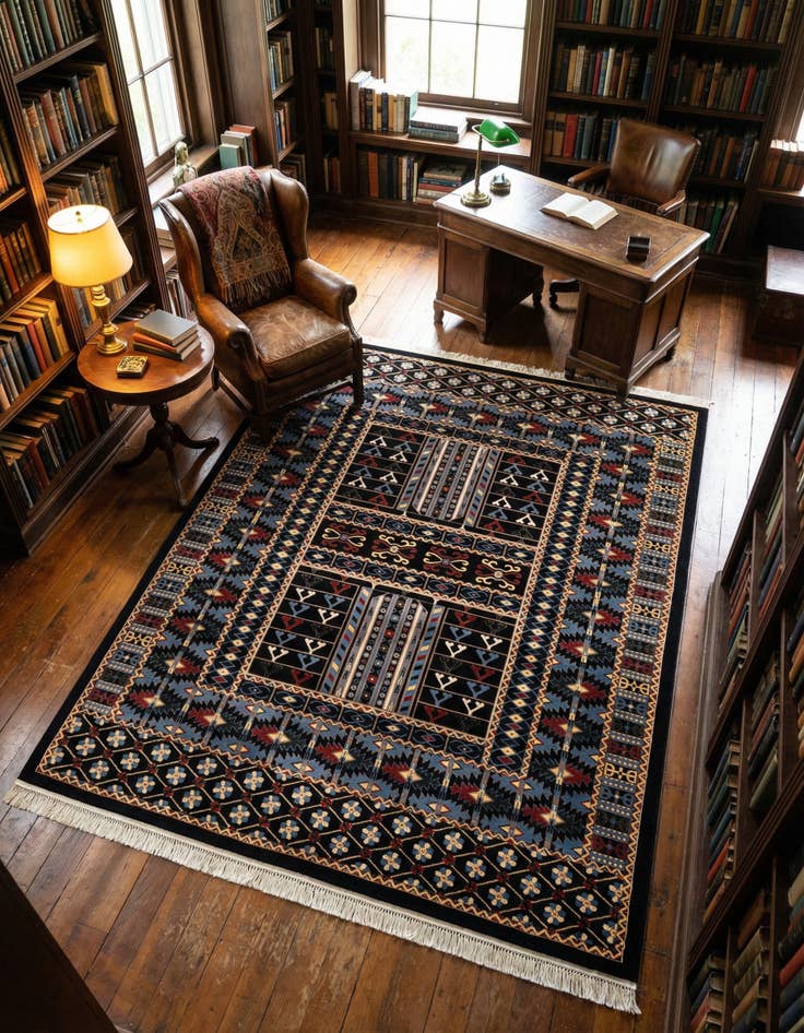 Detail image of 7' 10 x 10' Bokhara Rug