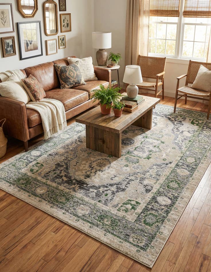 Detail image of 5' x 8' Madeline Vintage Rug