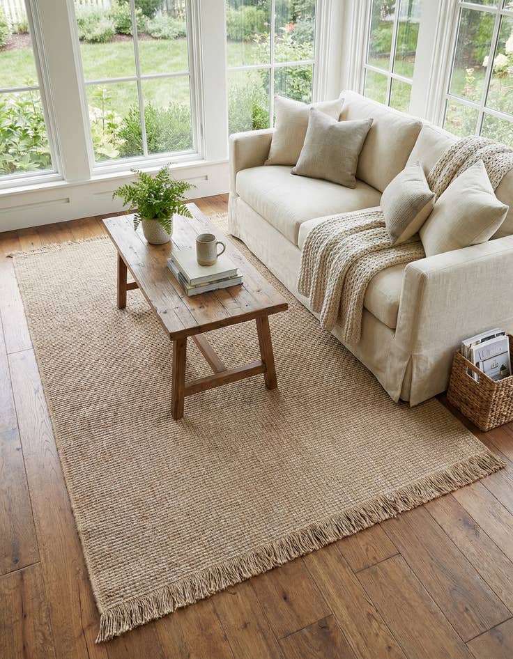 Detail image of 6' 1 x 9' Cottage Farm Rug