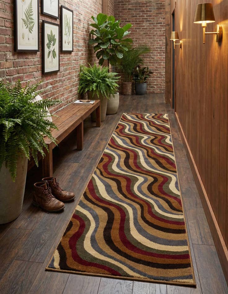 Detail image of 2' 7 x 12' Cafe Runner Rug