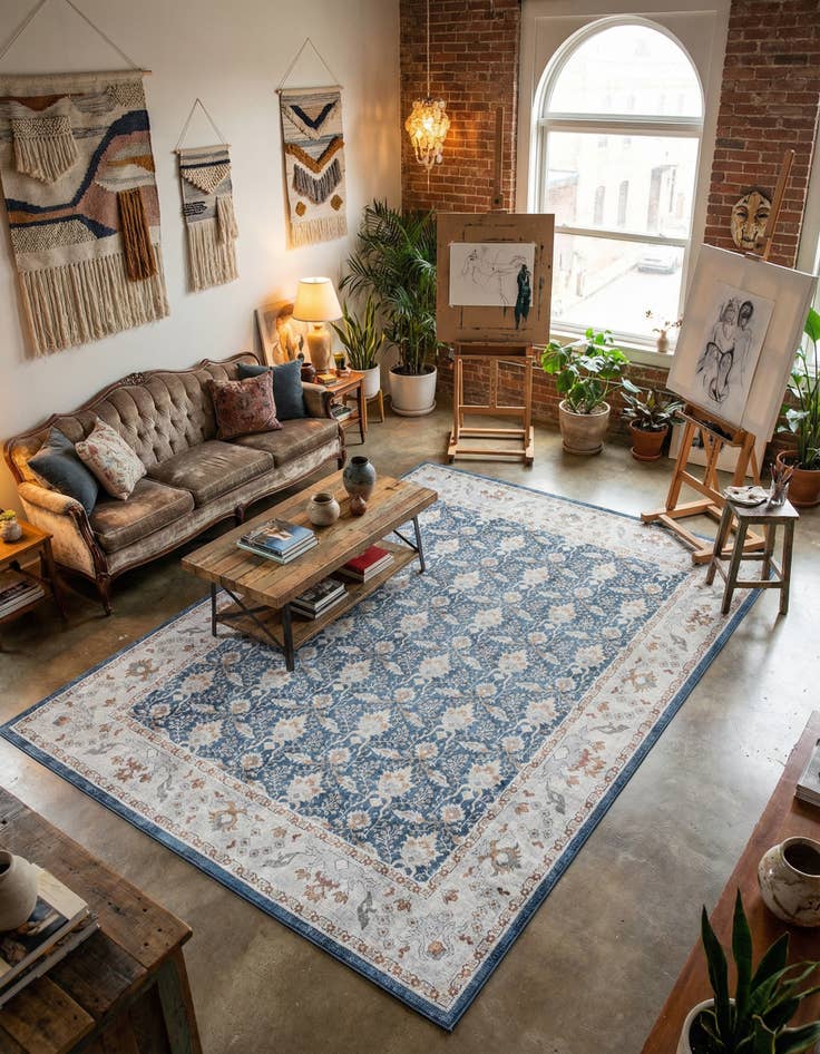 Detail image of  9' 5 x 13' 1 Timeless Rug