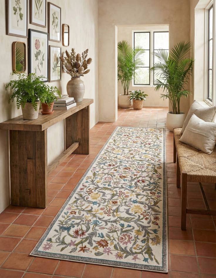 Detail image of 2' 7 x 10' Blossom Runner Rug