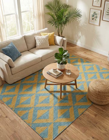 6' x 9' Easy-Clean Jill Zarin Napa Indoor / Outdoor Rug