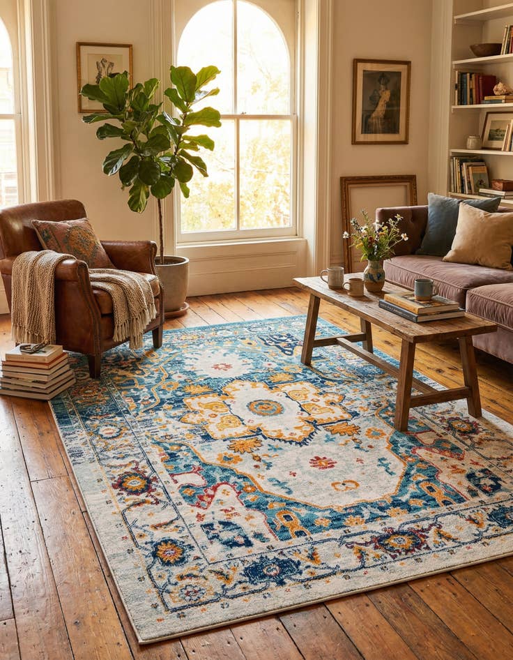 Detail image of 6' x 9' Madeline Vintage Rug