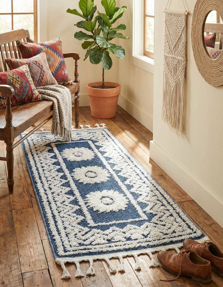 Detail image of 2' x 4' Boho Runner Rug