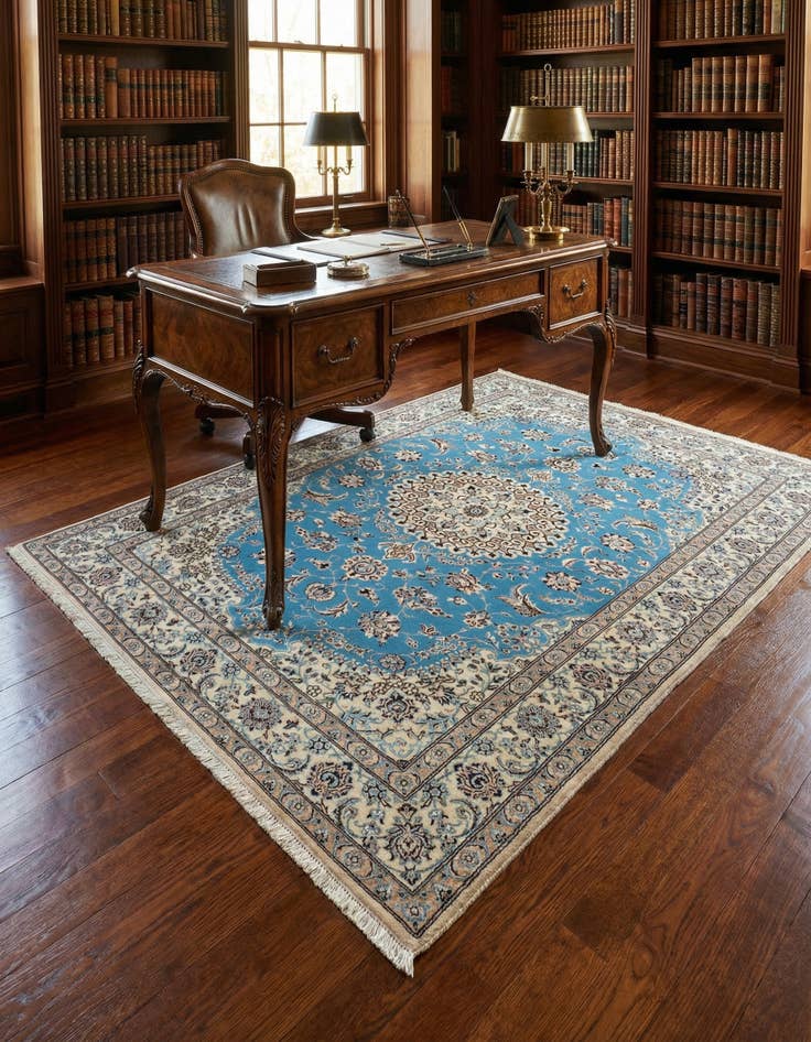 Detail image of 4' 2 x 6' 3 Nain Rug