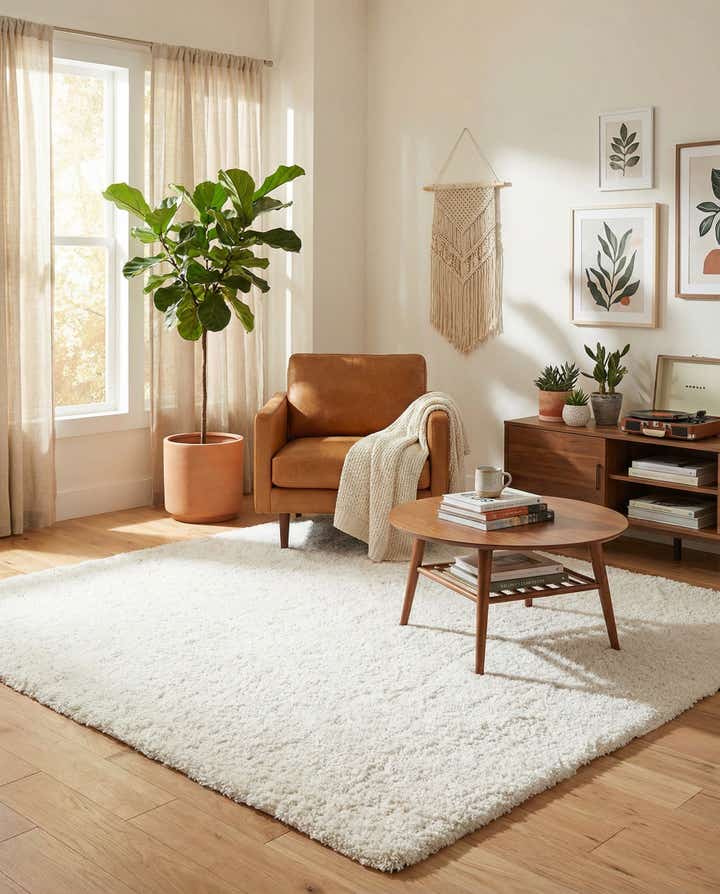 7' 10 x 7' 10 Zermatt Shag Square Rug