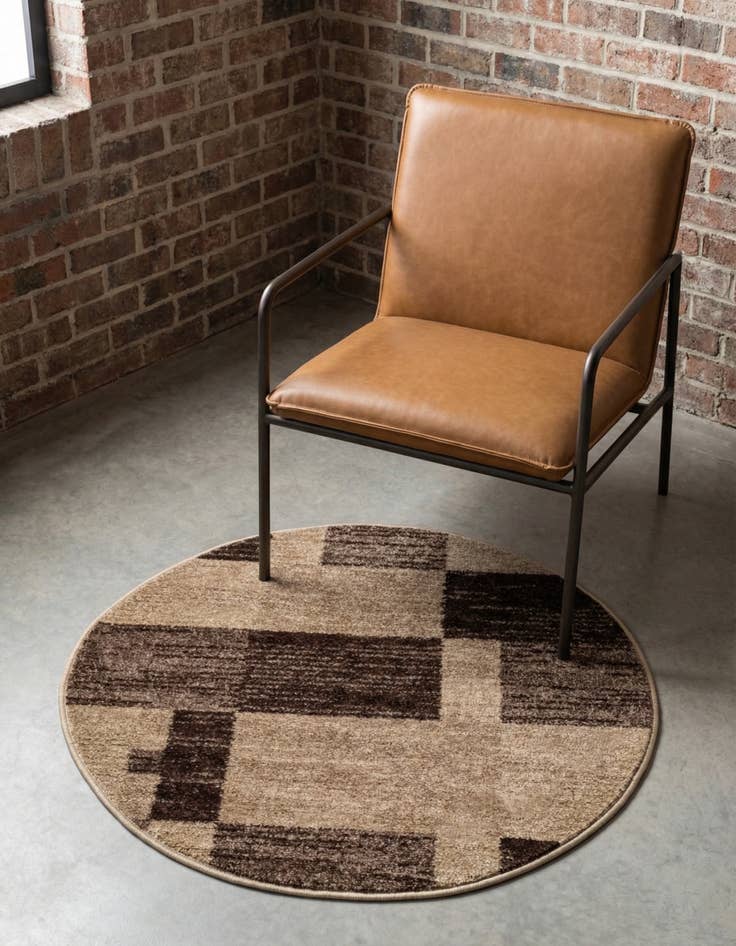 Detail image of 3' x 3' Equinox Round Rug