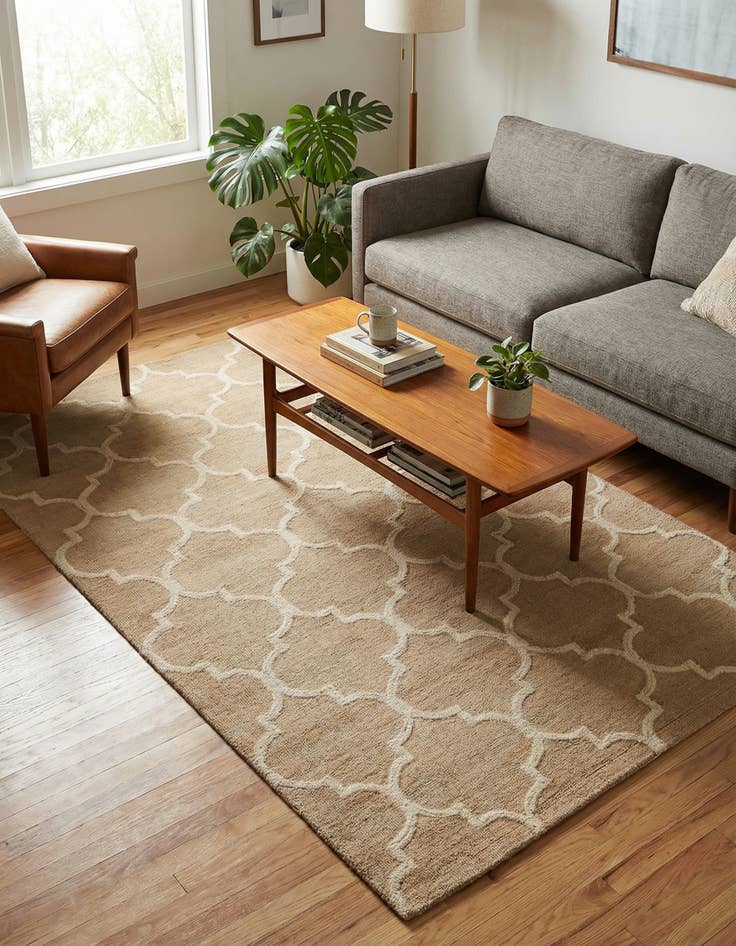 Detail image of 5' 1 x 7' 10 Luna Wool Rug