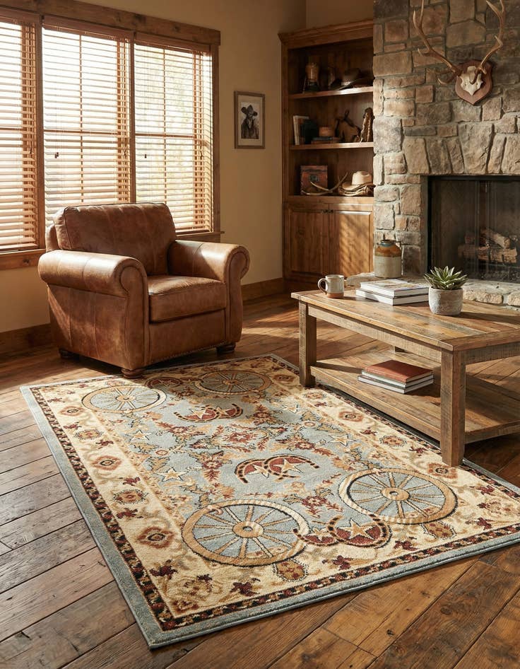 Detail image of 4' x 6' Pioneer Rug