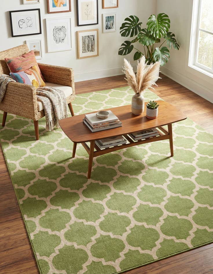 Detail image of 9' x 12' Trellis Rug