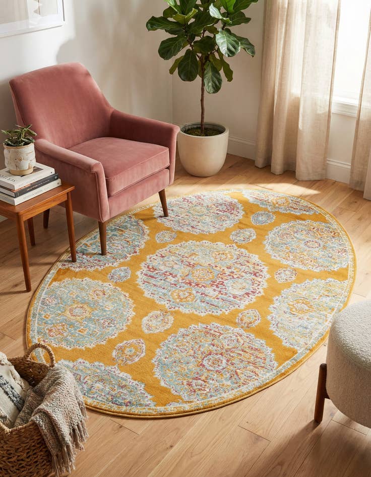 Detail image of 5' 5 x 8' Paragon Oval Rug