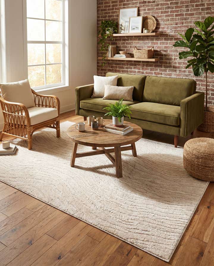 6' x 9' Sepia Rug