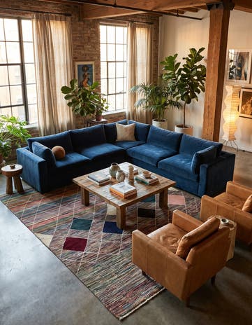 7' 10 x 9' 9 Hand Knotted Moroccan Rug
