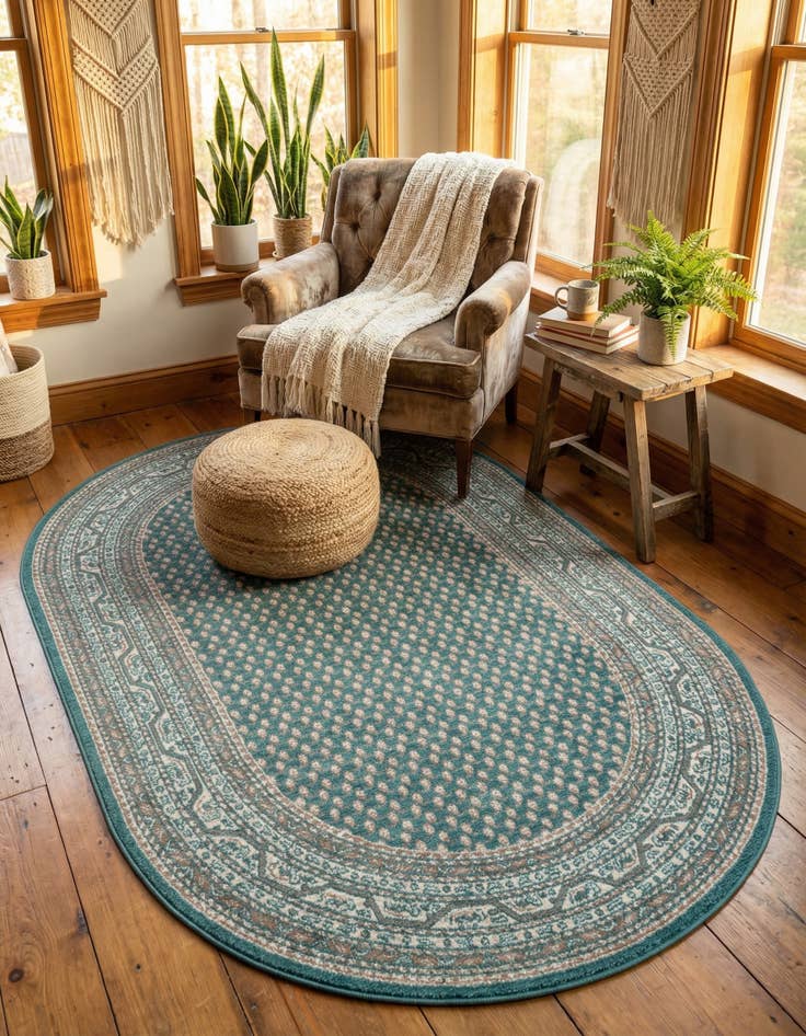 Detail image of 5' x 8' SoHo Oval Rug