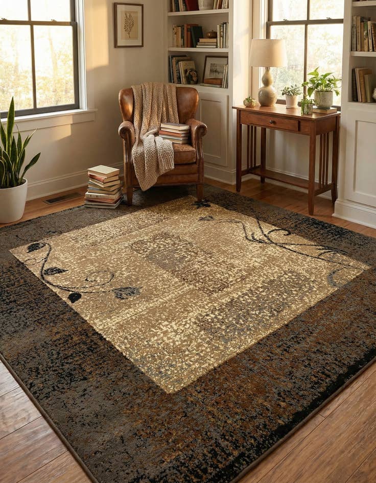 Detail image of 6' x 6' Cafe Square Rug