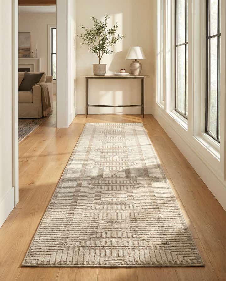 2' 7 x 12' Textura Designer Runner Rug