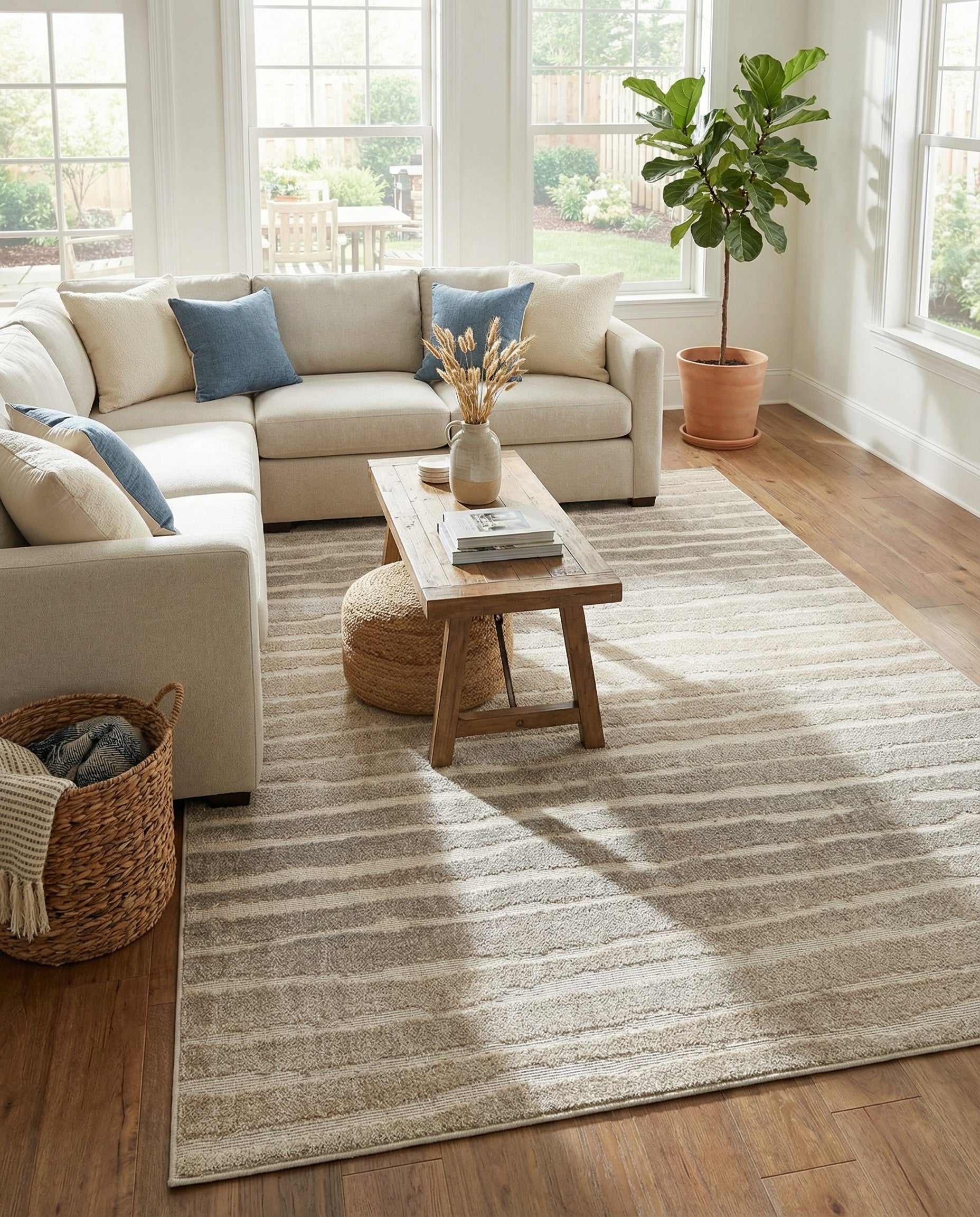 5' x 8' Easy-Clean Sabrina Soto Ola Indoor / Outdoor Rug