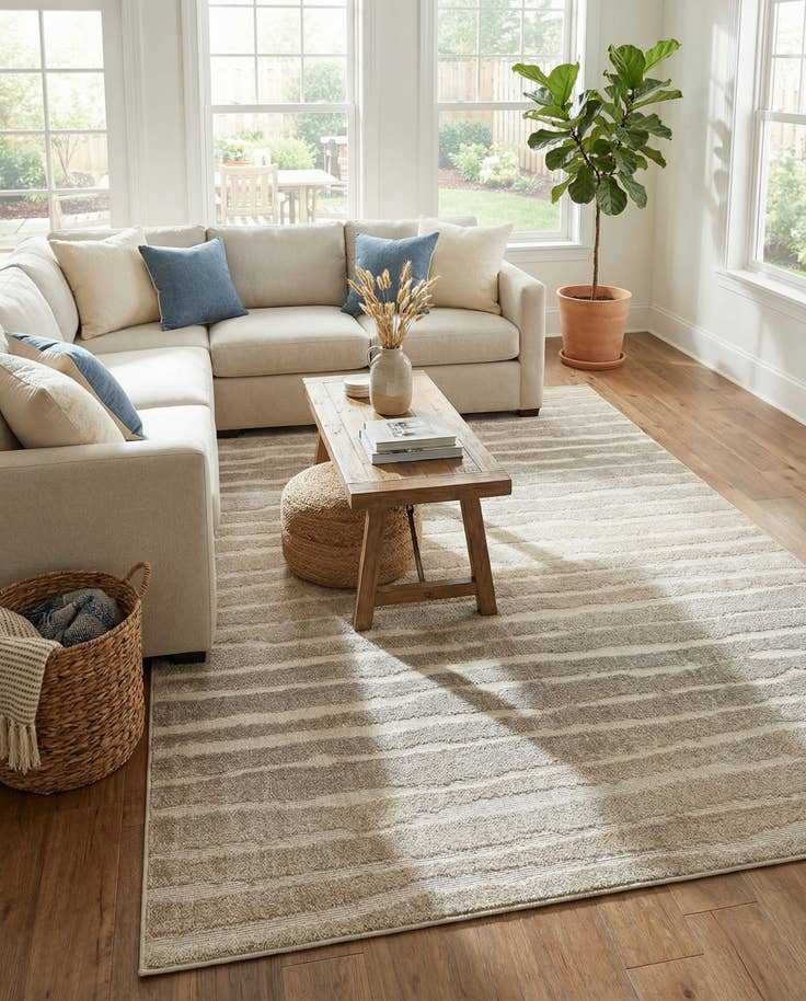 Detail image of 5' x 8' Easy-Clean Sabrina Soto Ola Indoor / Outdoor Rug