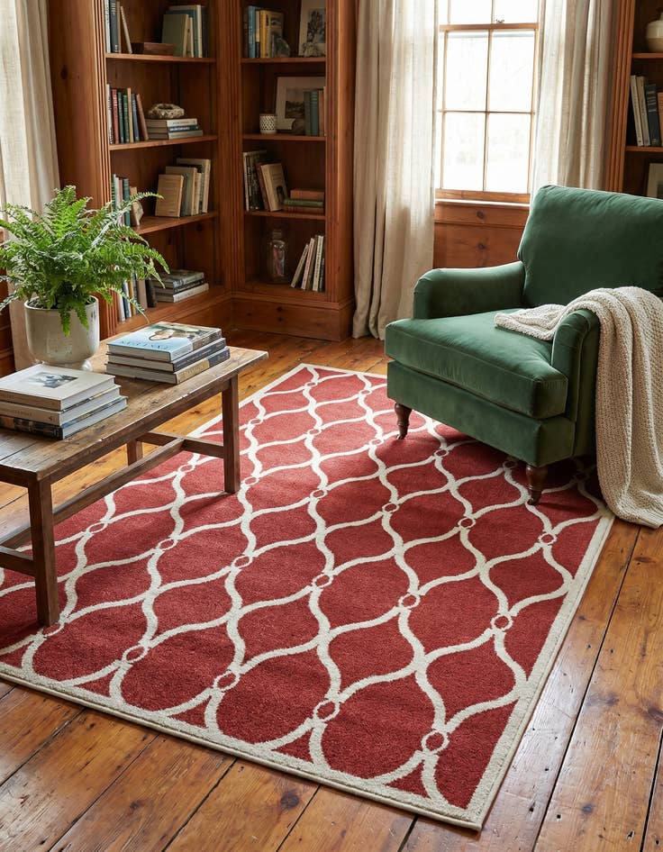 Detail image of 5' x 8' Lattice Rug