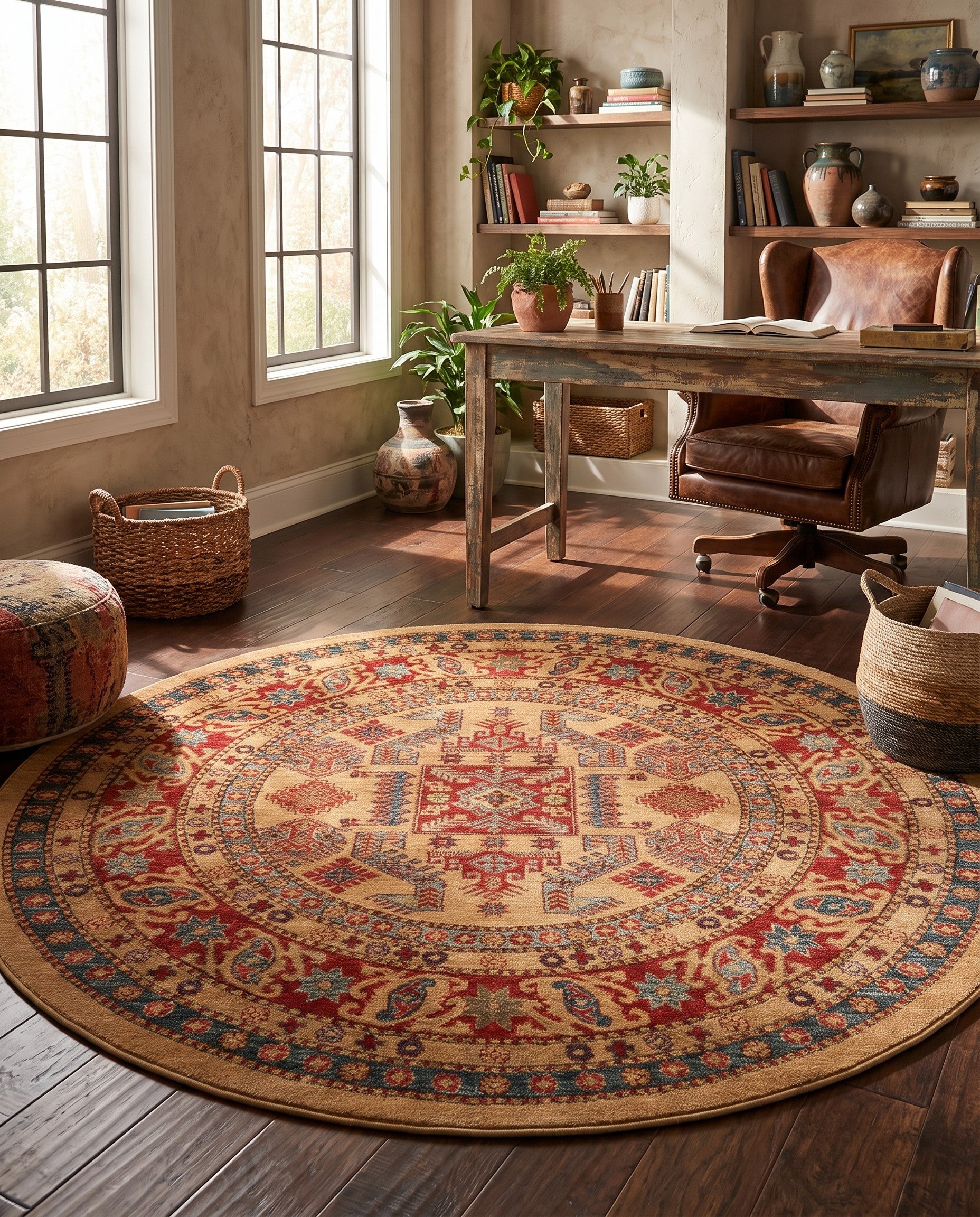 6' x 6' Sara Round Rug