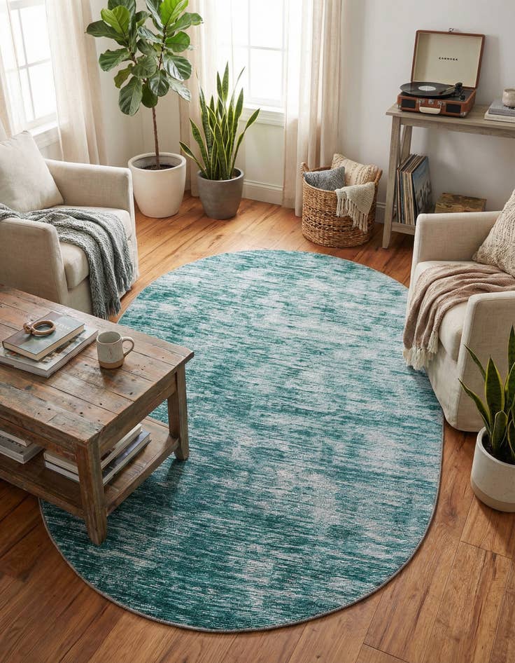 Detail image of 5' x 8' Asha Oval Rug