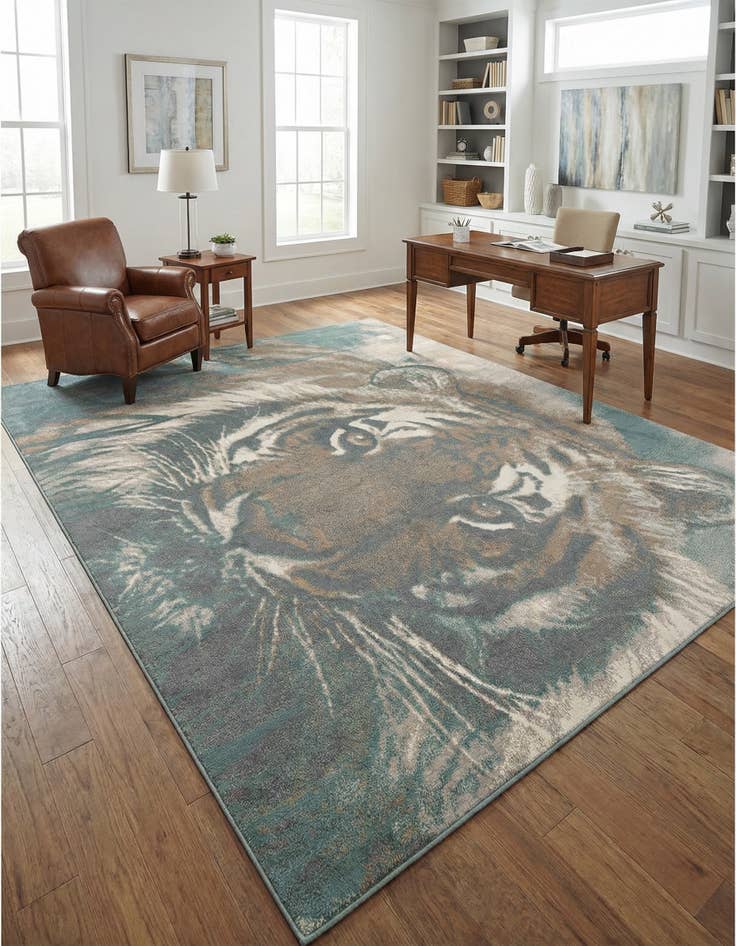 Detail image of 7' 10 x 10' Safari Rug