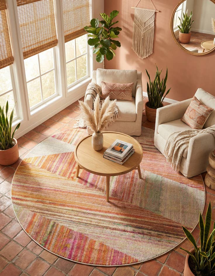 Detail image of 8' x 8' Tuscany Round Rug