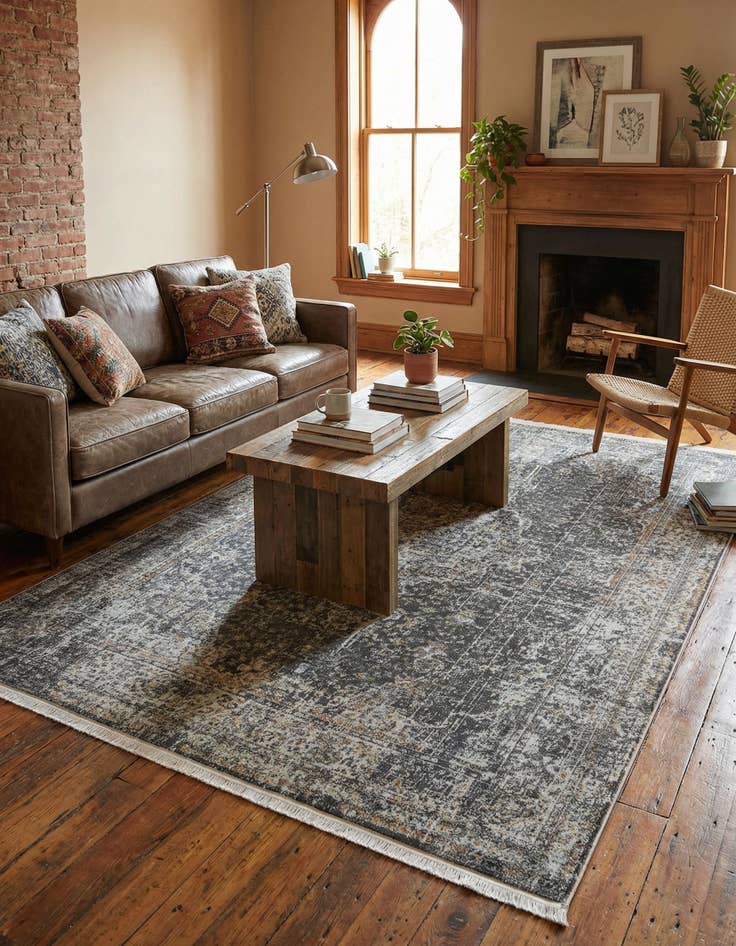 Detail image of 5' 5 x 8' Santiago Rug