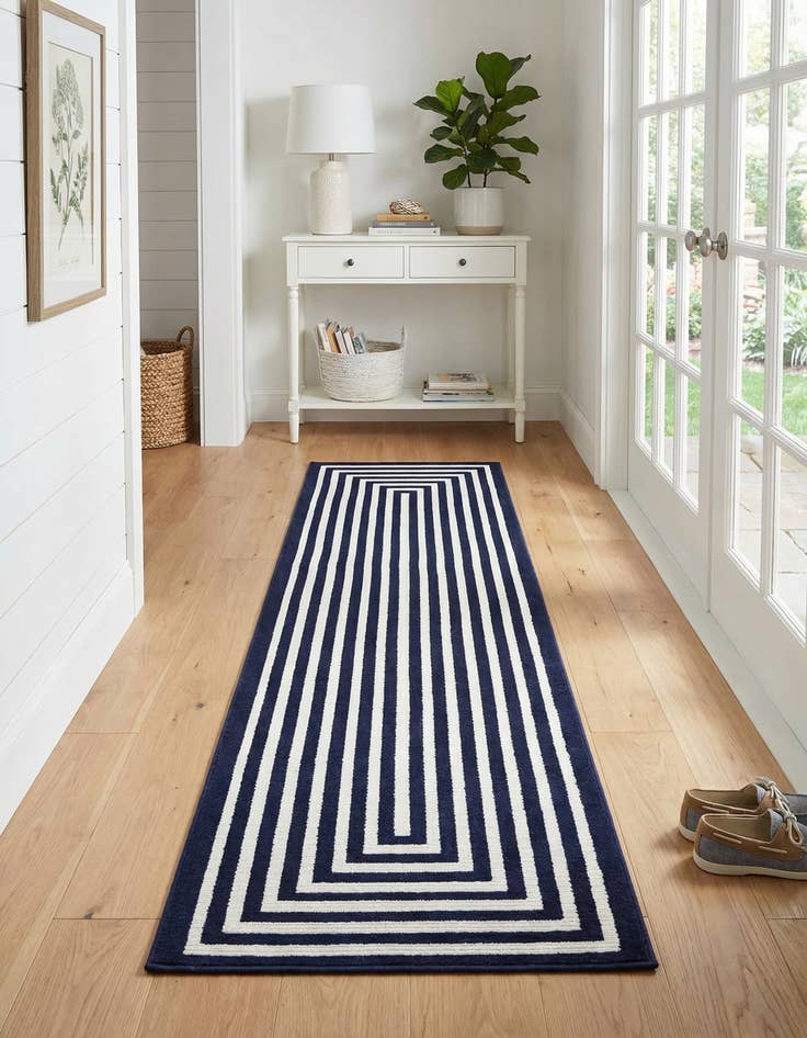 Detail image of 2' x 8' Easy-Clean Sabrina Soto Prescott Indoor / Outdoor Runner Rug