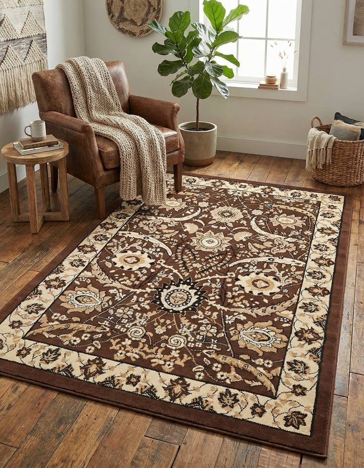 Detail image of 4' x 6' Isfahan Design Rug