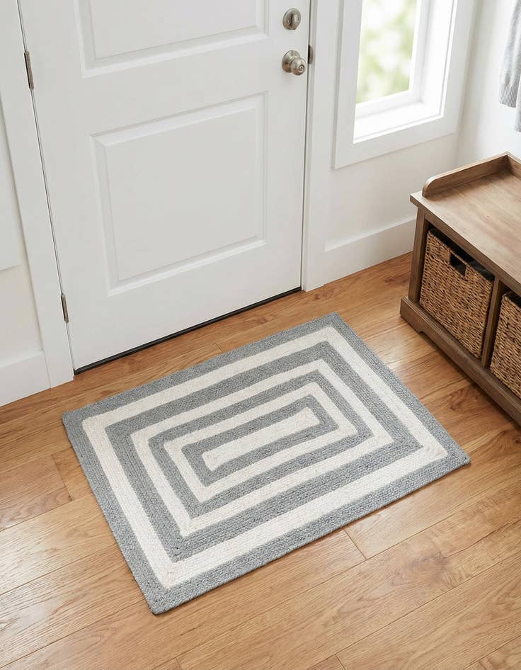 Detail image of 2' 2 x 3' 1  Hand Woven Eco Verse   Washable Indoor / Outdoor Rug