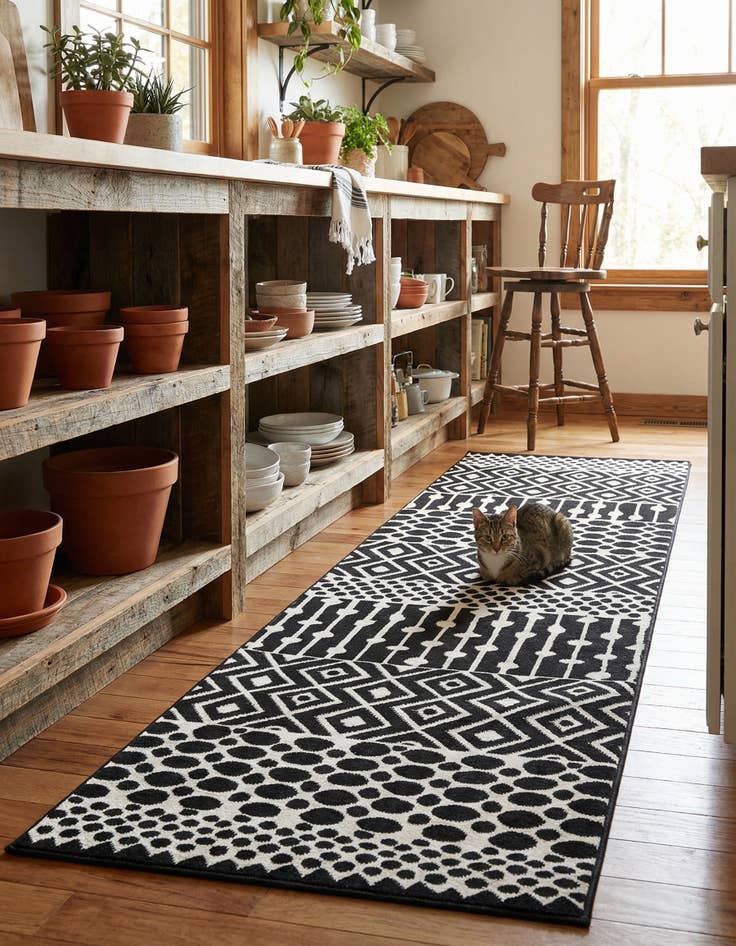 Detail image of 2' 3 x 6' Milano Runner Rug