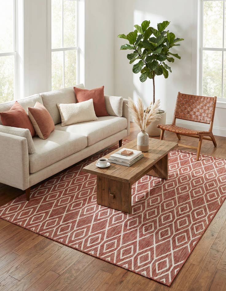 Detail image of 7' 10 x 10' Washable Jill Zarin Turks and Caicos Indoor / Outdoor Rug