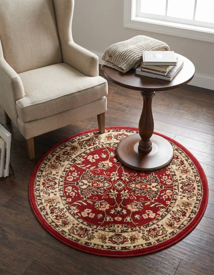 Detail image of 3' x 3' Yasmin Round Rug