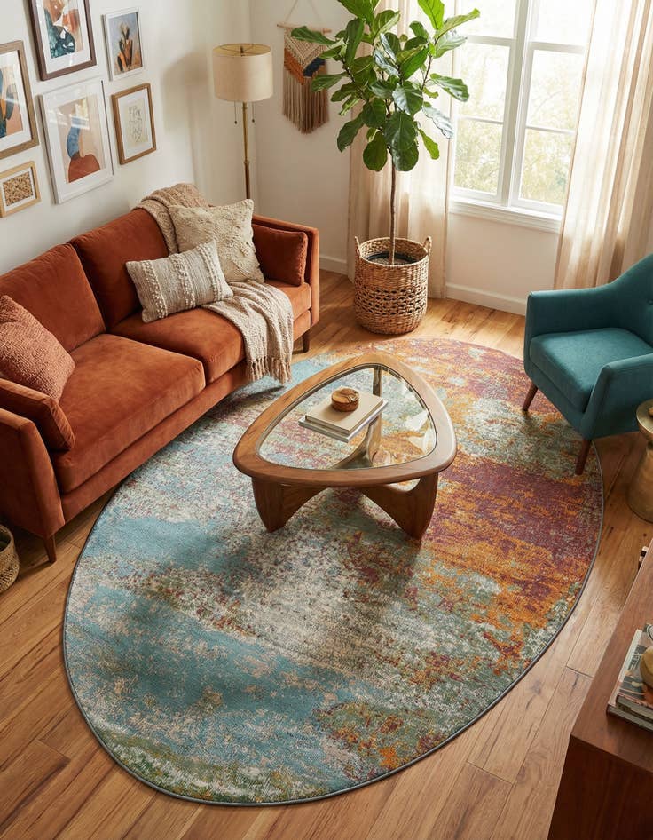 Detail image of 5' 5 x 8' Paragon Oval Rug