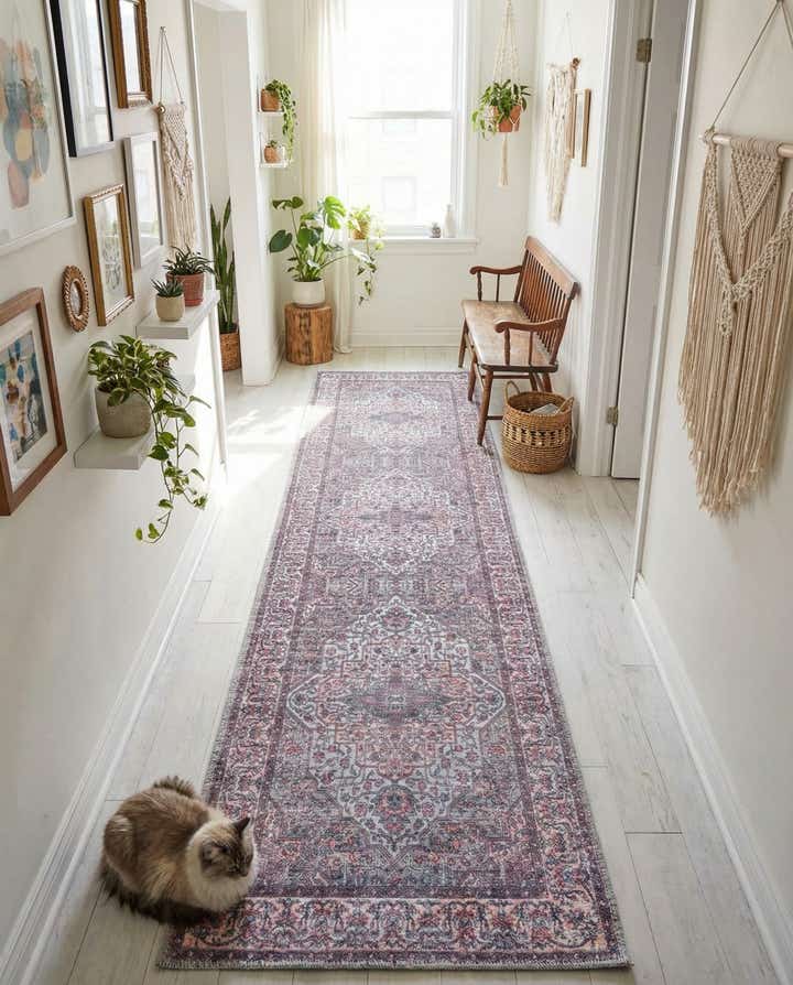 2' x 7' 10 Washable Mangata Runner Rug