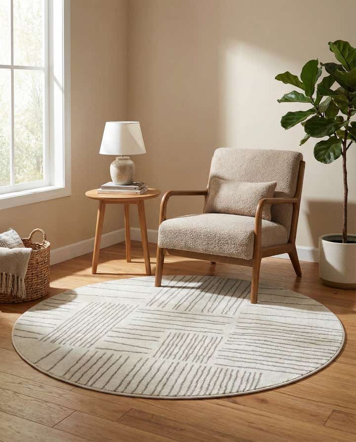 5' 3 x 5' 3 Hanahan Round Rug