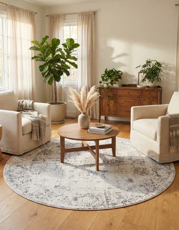 7' x 7' Monte Carlo Round Rug