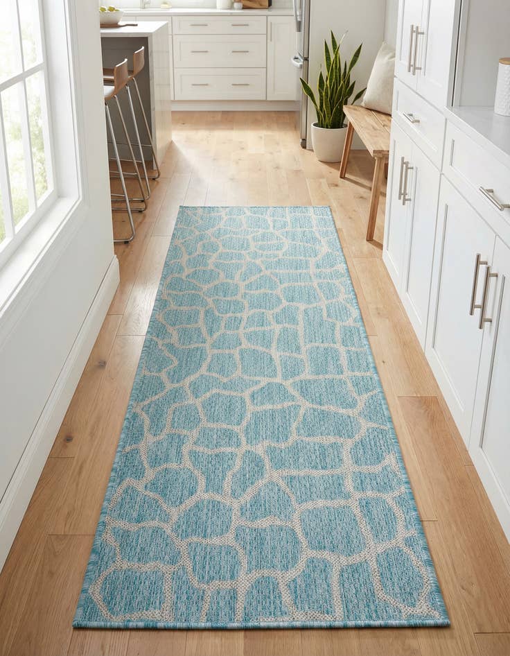 Detail image of 2' x 6' Washable Safari Indoor / Outdoor Runner Rug