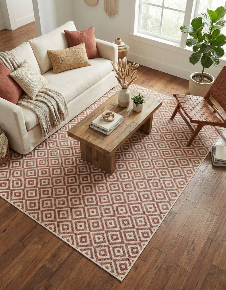 Detail image of 5' 3 x 8' Washable Jill Zarin Costa Rica Indoor / Outdoor Rug