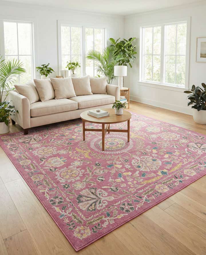 8' x 8' Blossom Square Rug